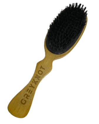 GREYKNOT Premium Dust Cleaning Brush Suitable for Removing Dust & Lint from Coat, Sofa, Bed, Car, Windows and Cloths | Polished & Varnished Wooden Surface with Nylon Bristles. (Pack of 1)