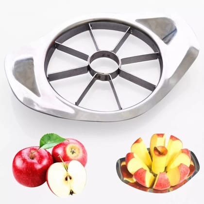 Edha Stainless Steel Apple Cutter Apple Slicer (Stainless Steel Blade), Silver