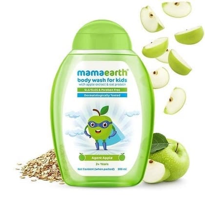 Agent Apple Body Wash for Kids with Apple and Oat Protein - 300 ml