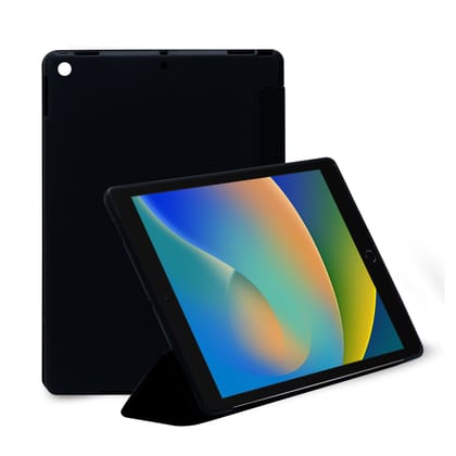 Croma Flip Cover for Apple iPad 10.2 Inch (Apple Compatible, Black)