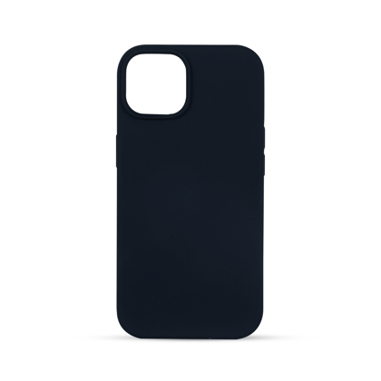 Croma Soft Silicone Back Case for Apple iPhone 14 (Apple Compatible, Black)