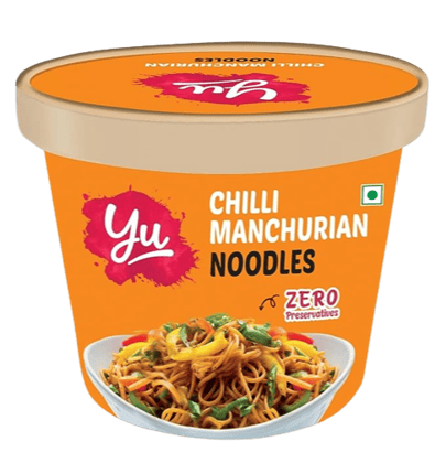 Yu - Foodlabs Chilli Manchurian Cup Noodles - Wheat Saucy Noodles