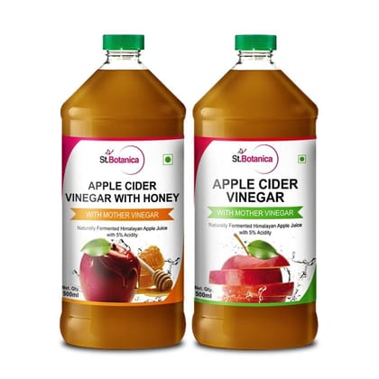 Apple Cider Vinegar With Honey + Apple Cider Vinegar